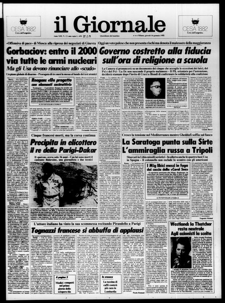 Il giornale : quotidiano del mattino